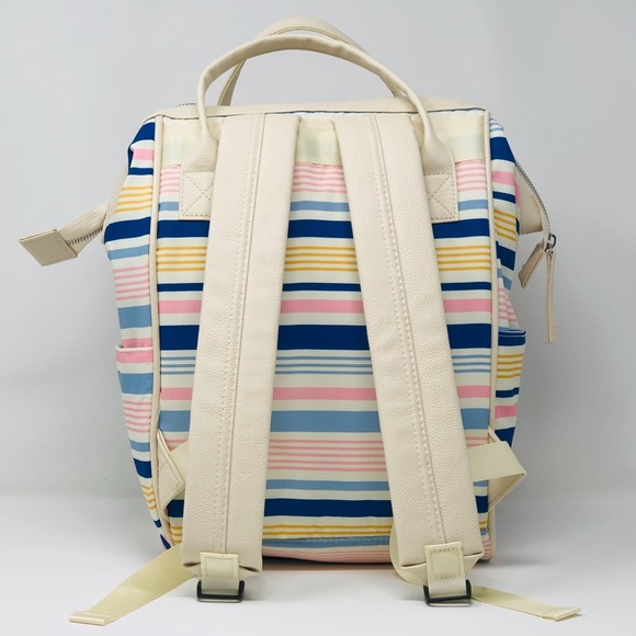 Multi Stripe Frame Backpack - Picture 2 of 6